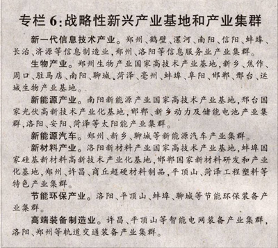 《中原經(jīng)濟(jì)區(qū)規(guī)劃（2012-2020年）》全文附圖