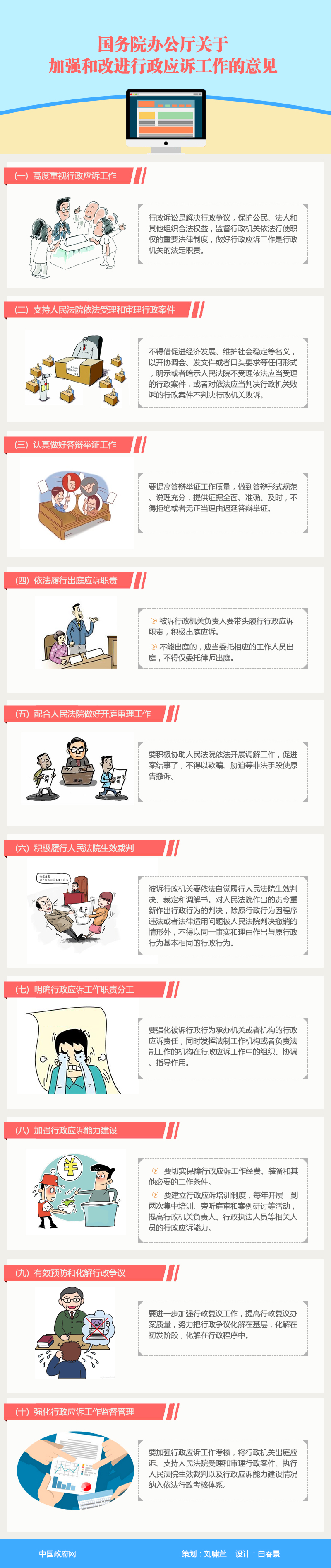 國辦發(fā)〔2016〕54號《國務院辦公廳關于加強和改進行政應訴工作的意見》【全文附圖解】